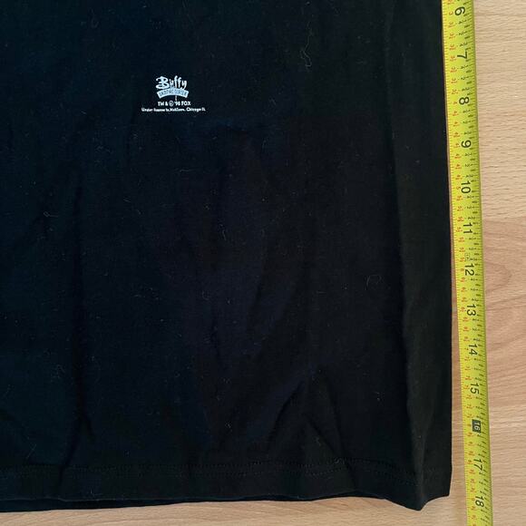 Rare Vintage 1998 Buffy the Vampire Slayer Promo T-Shirt BTVS Logo Never Worn M - Picture 6 of 10
